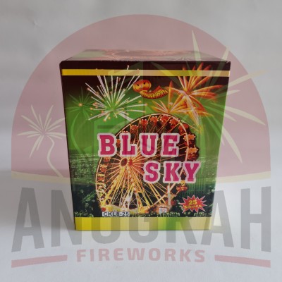 Kembang Api Cake LANTERN Blue Sky 25s 1,2"